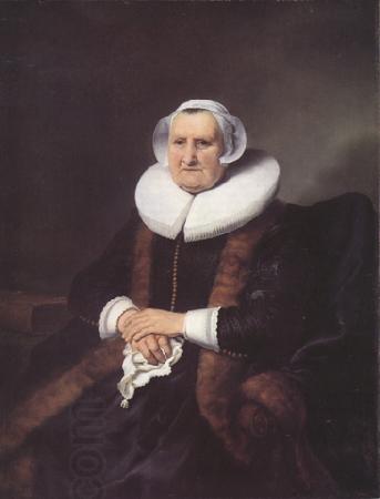 Ferdinand bol Portrait of Elisabeth Facobsdr.Bas (mk33)